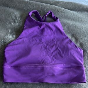Lululemon Purple high neck Sports Bra